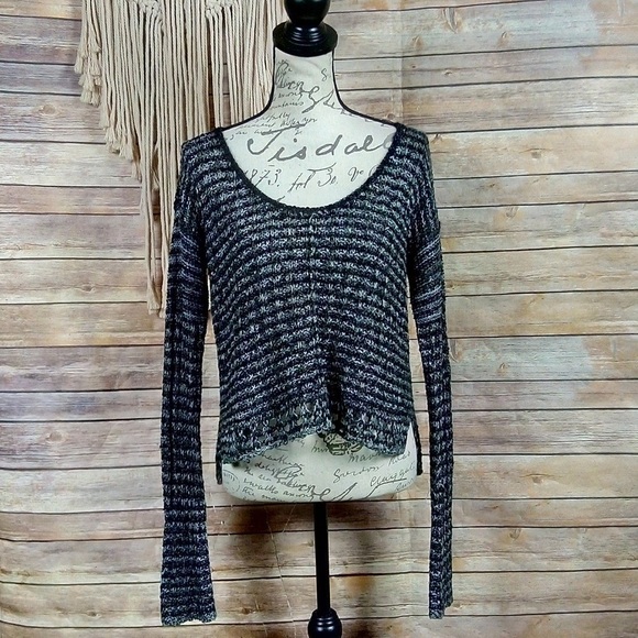 Free People | ‘Natal Melange’ Grey Knit Sweater - Picture 2 of 8